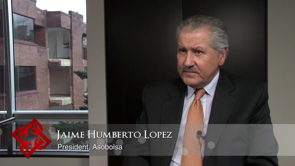 Asobolsa President Jaime Humberto Lopez on recent developments in ...